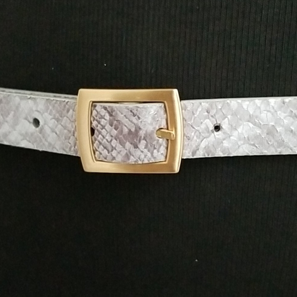 snakeskin print belt - Picture 3 of 7